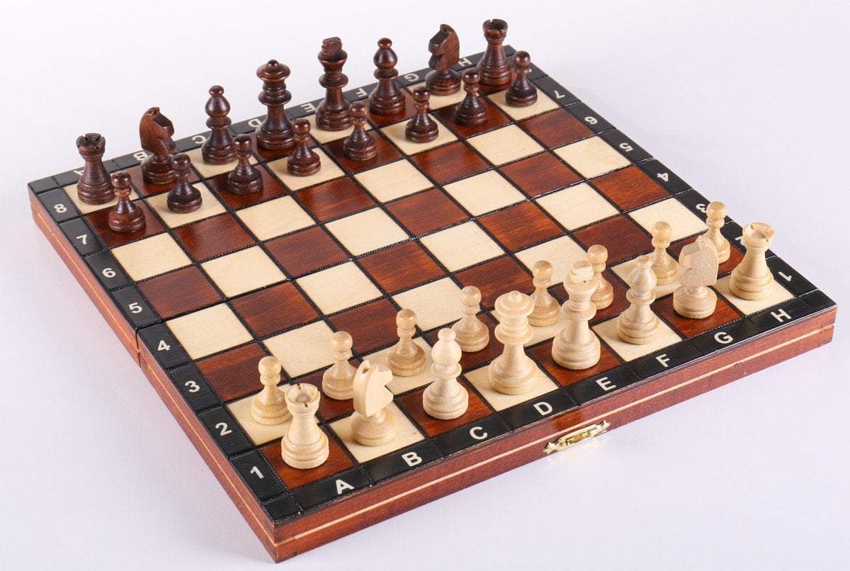 10.5" Magnetic Wooden Travel Chess Game Questions & Answers