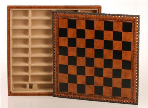 14" Leatherette Cabinet Chess Storage Board Questions & Answers