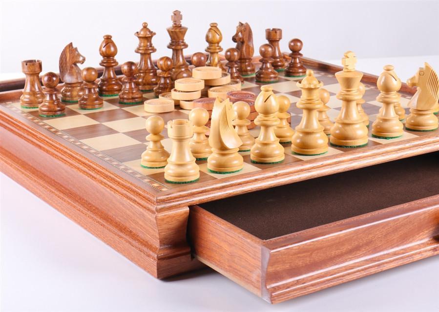 15" Staunton Chess & Checker Set Questions & Answers
