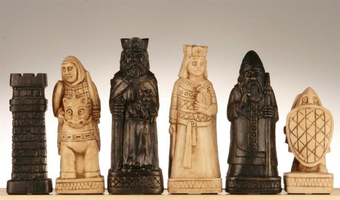 House of Hauteville Chessmen - Antique White and Black Marble Resin Questions & Answers