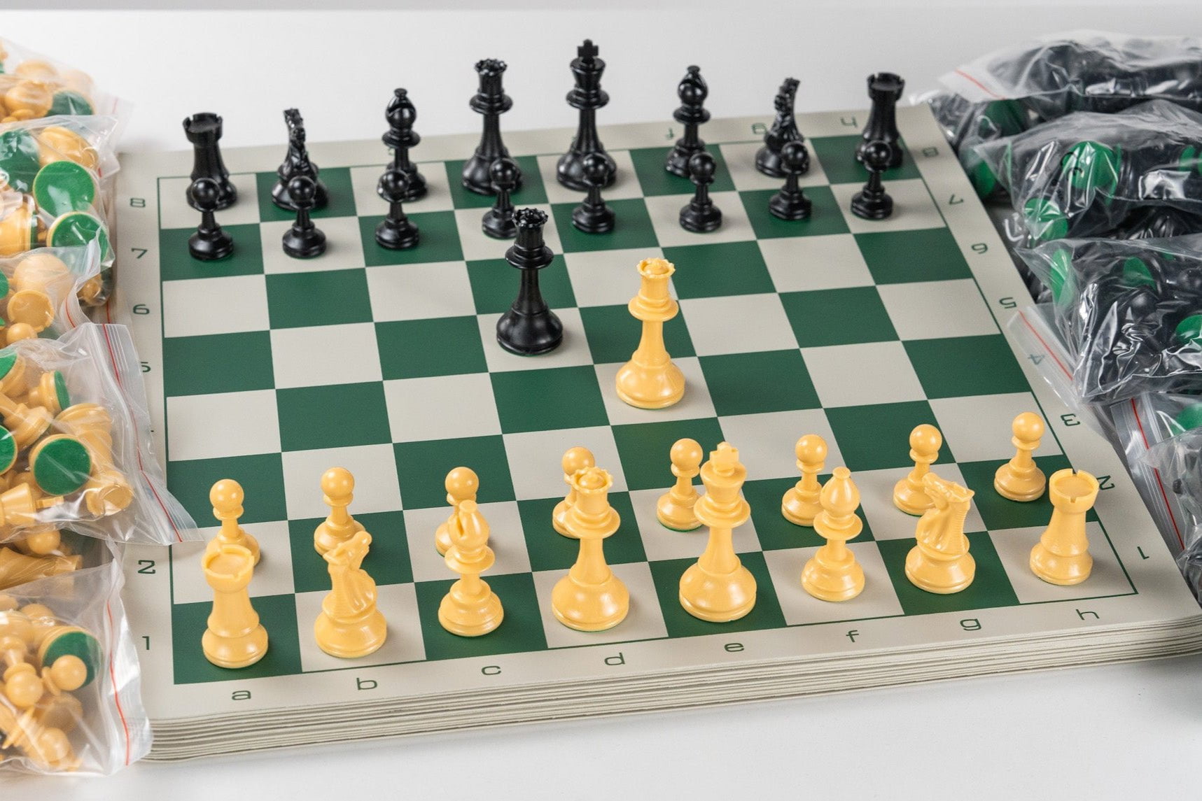 Standard Chess Sets 20-Pack (up to 40 players) Questions & Answers