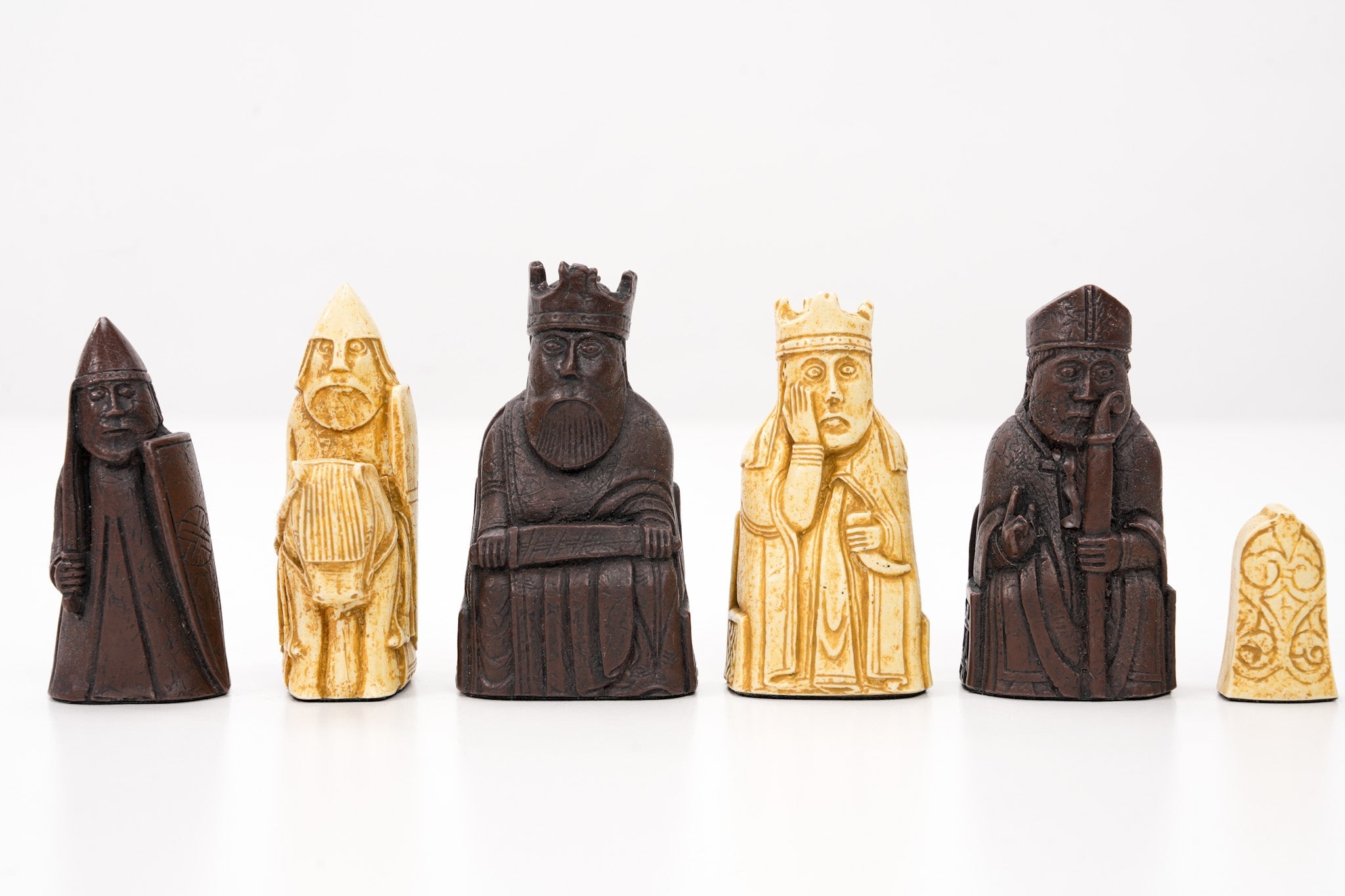 Isle of Lewis Chess Pieces by Berkeley - Russet Brown Questions & Answers
