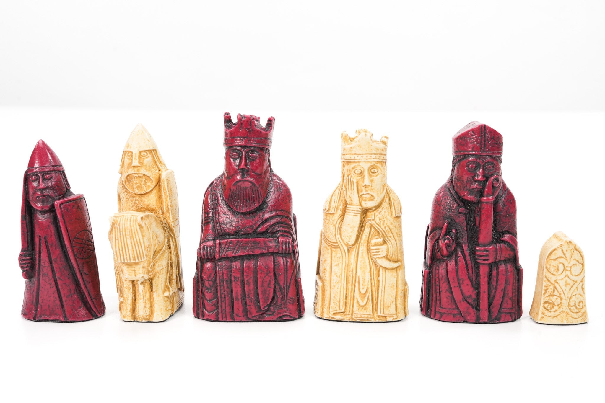 Isle of Lewis Chess Pieces by Berkeley - Cardinal Red Questions & Answers