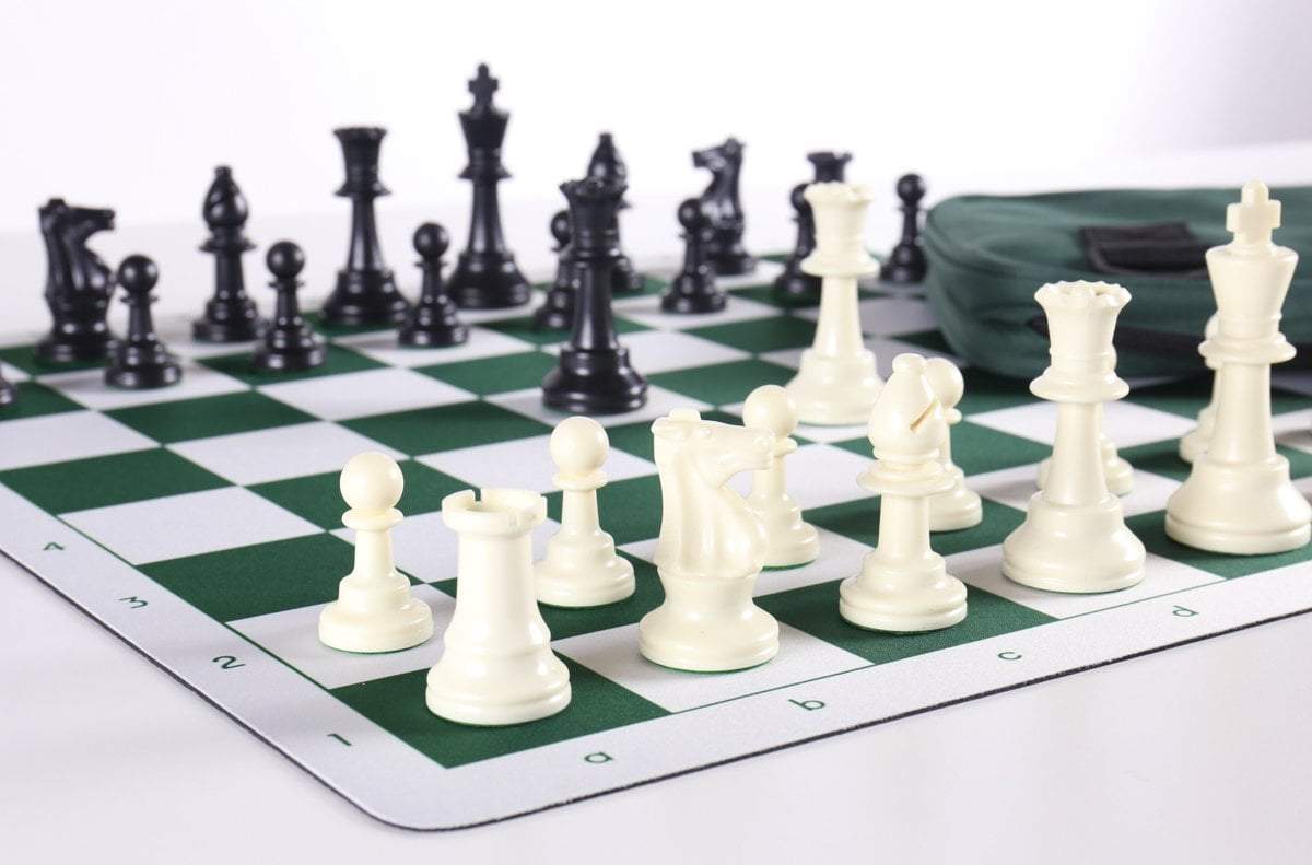 Chess Pieces are Solid matte finish for no glare ?