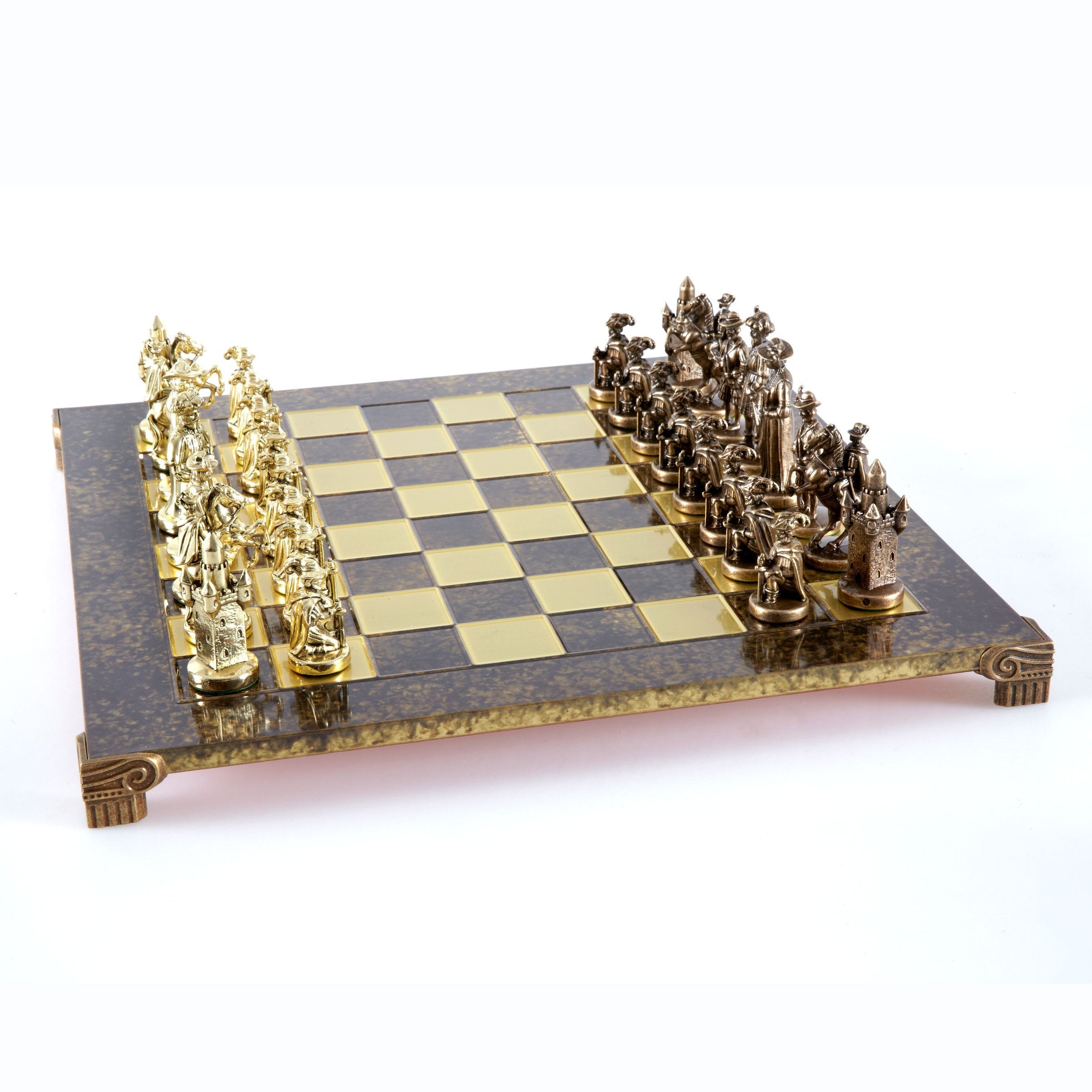 Medieval Knights Chess Set - 17" Questions & Answers