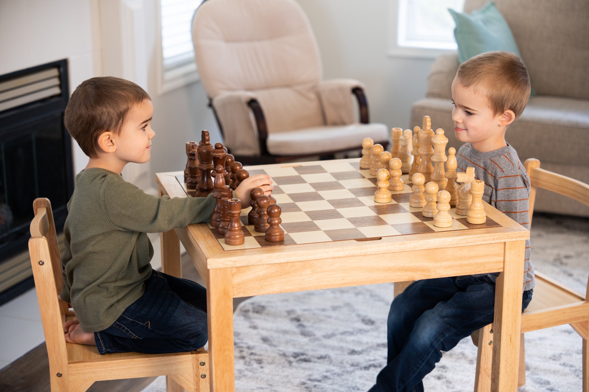 Chess Table with 2 Chairs Questions & Answers