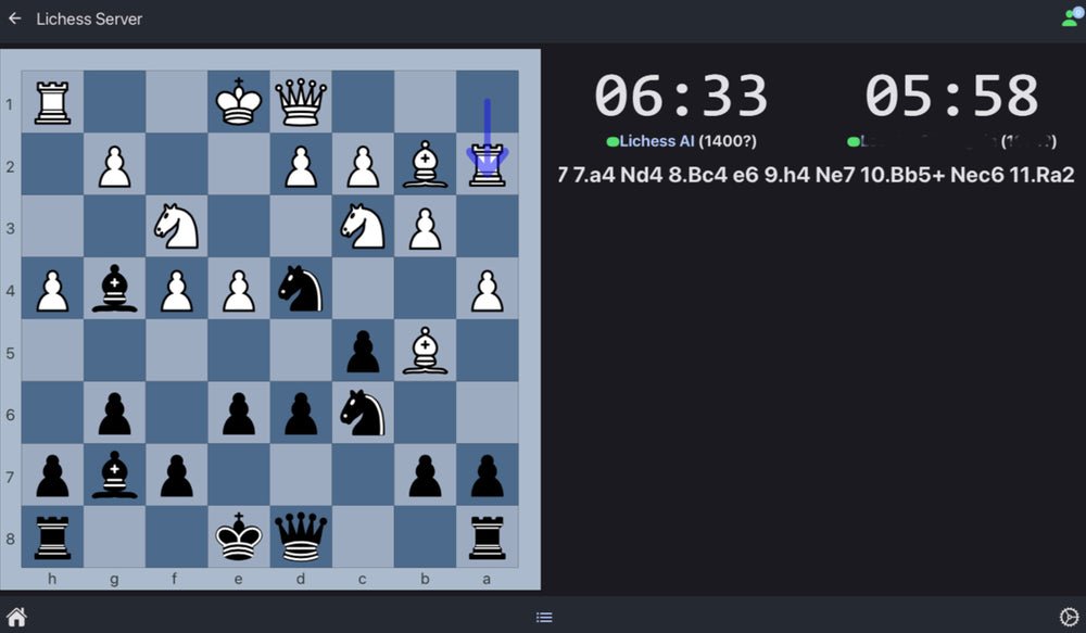 Native Online Chess Play update for Luxury Mephisto Phoenix Chess Comp