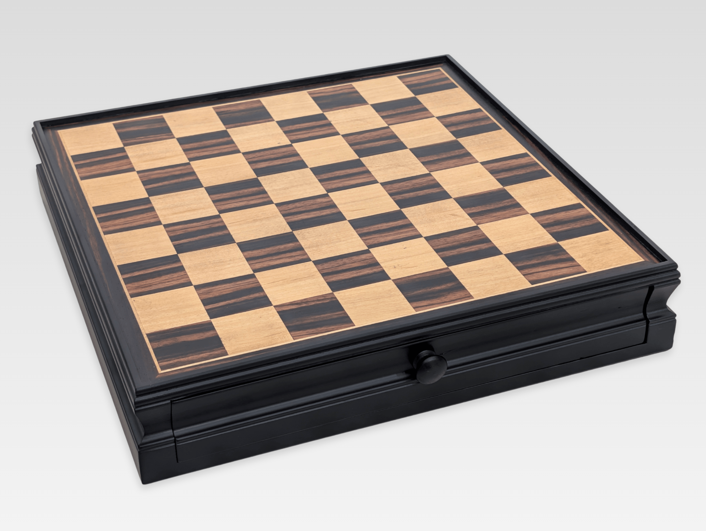 15" Magnetic Wooden Chess Storage Set with Drawer - Chess Set - Chess-House