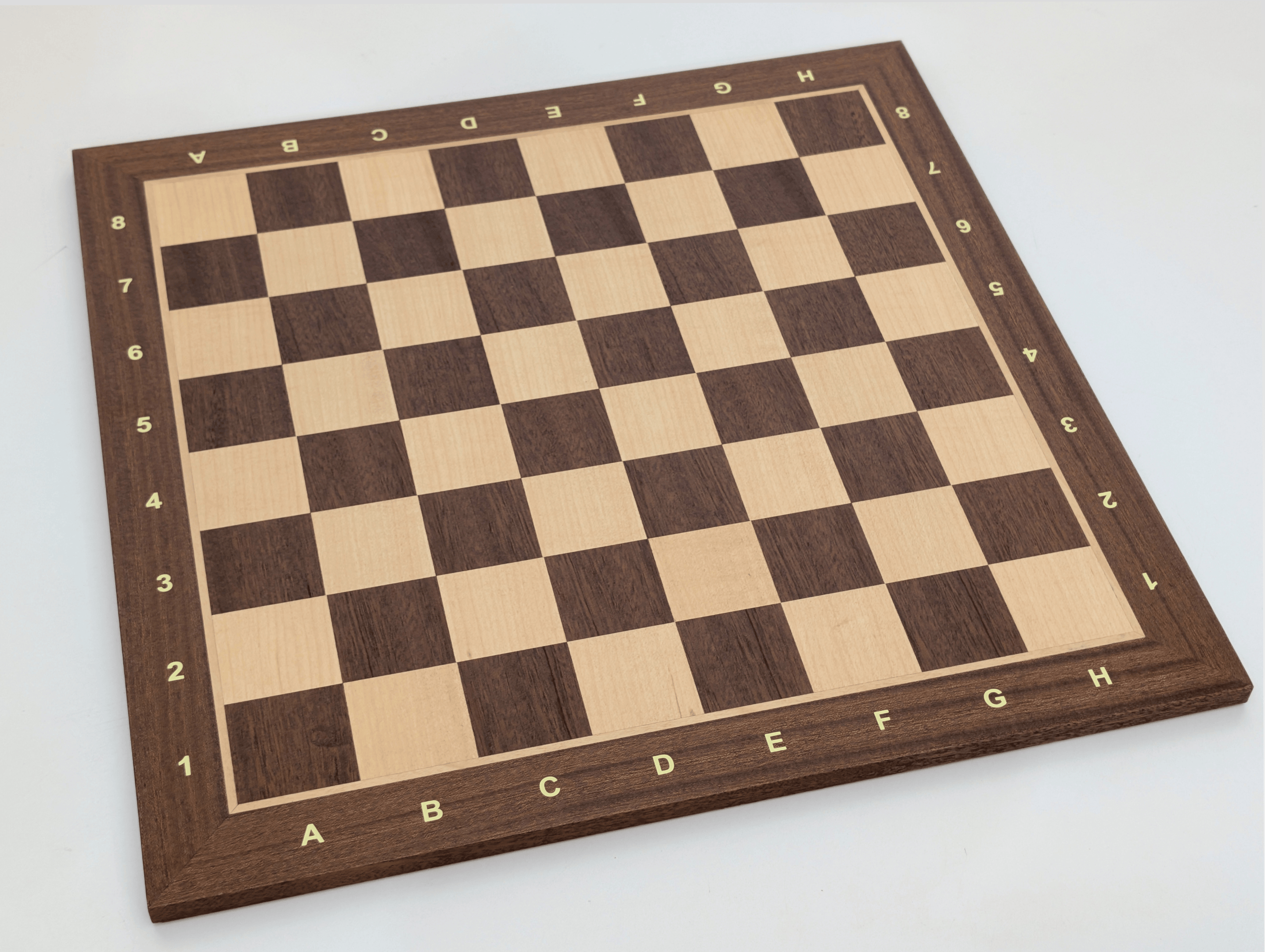 19" Mahogany Economical Wooden Chess Board - Board - Chess-House