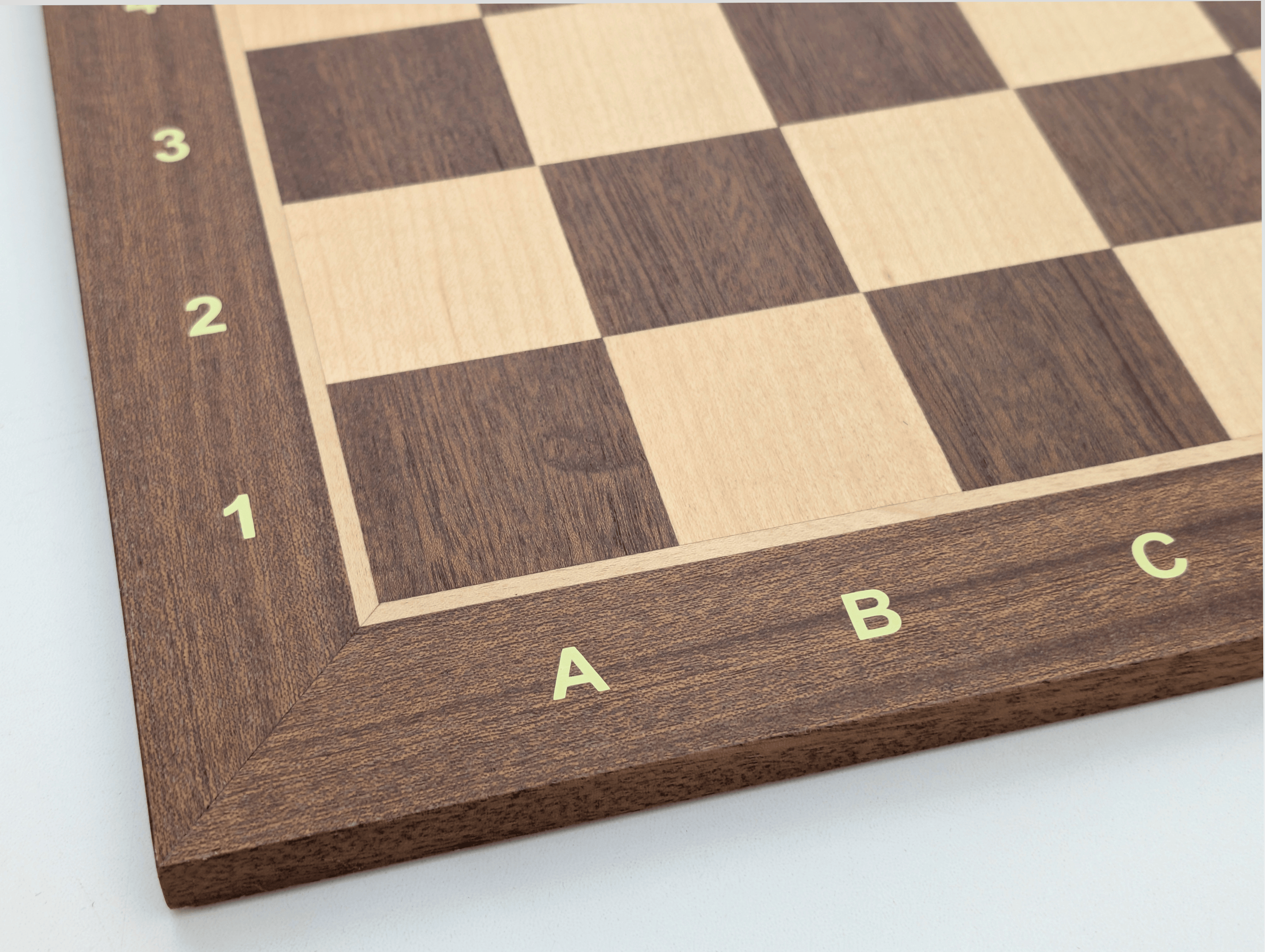 19" Mahogany Economical Wooden Chess Board - Board - Chess-House