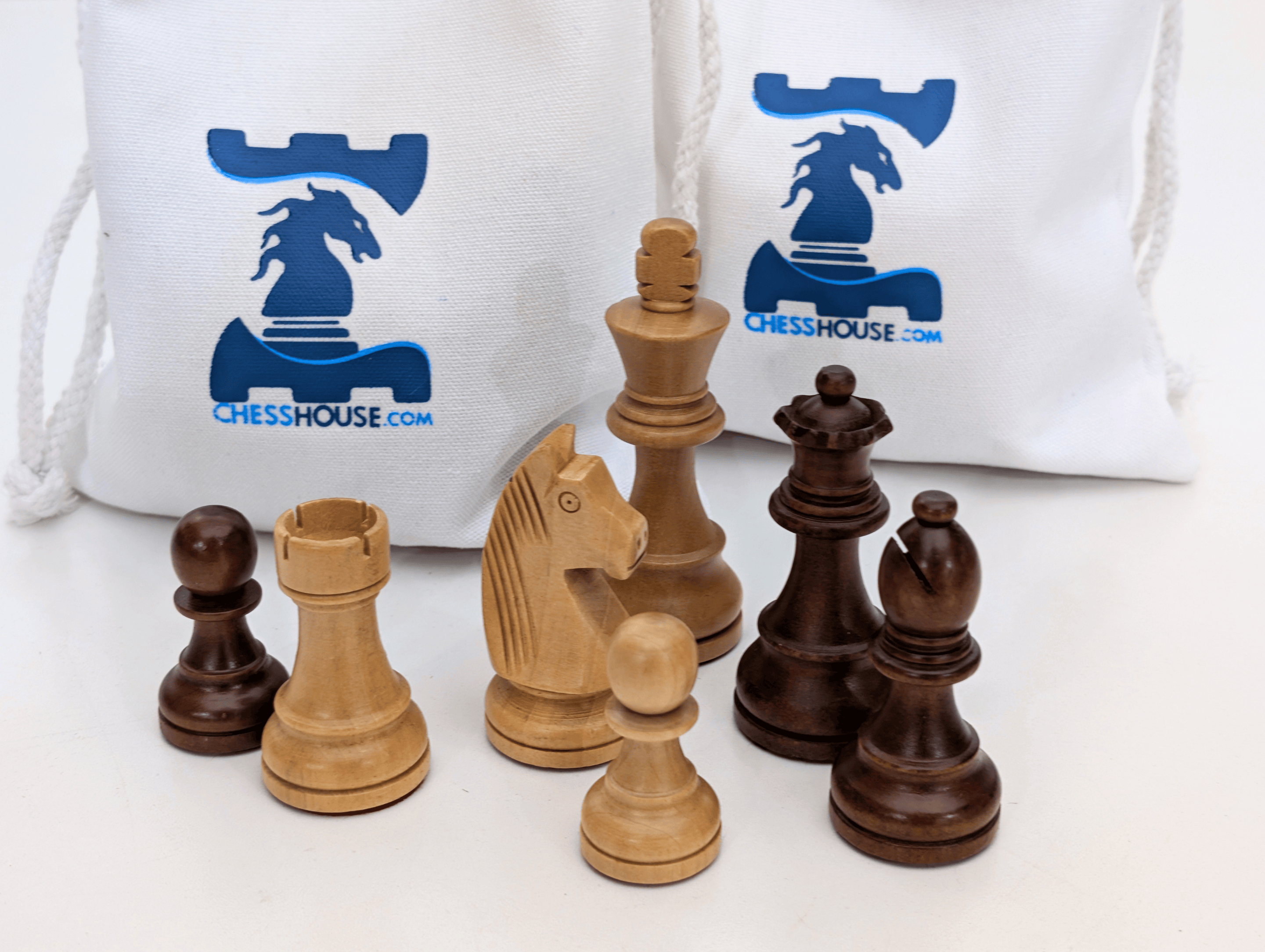 19" Weighted Chess Set - Economical Wooden Set for the Home - Chess Set - Chess-House