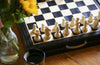 19" Wood Chess and Checkers Set - Black - Chess Set - Chess-House