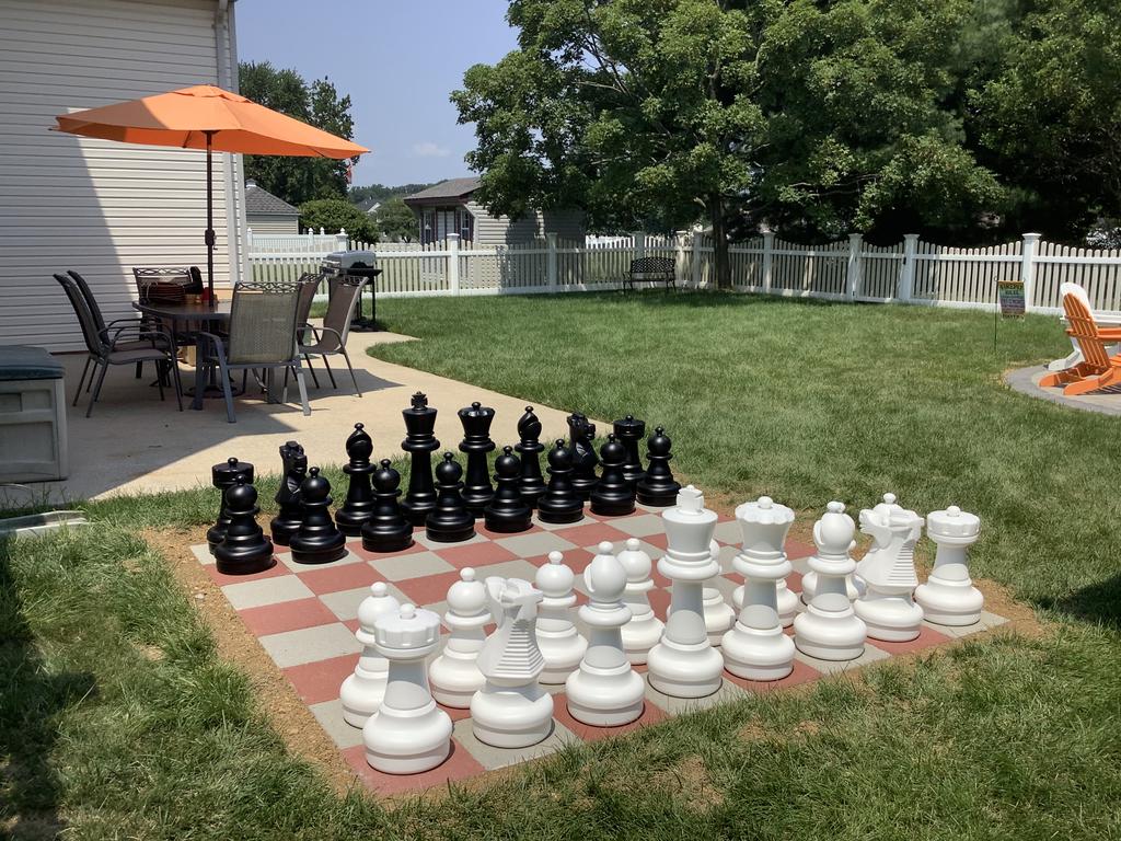 MegaChess 29 Inch Dark Plastic Rook Giant Chess Piece