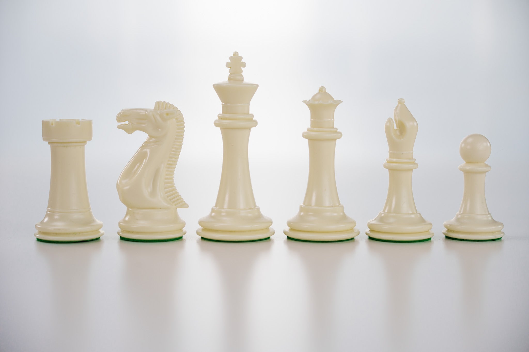 3 3/4" Executive Staunton II Chess Pieces, Black and White - Piece - Chess-House