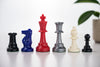 3 3/4" Heavy Club & Tournament Chess Pieces - Half Set - 17 Pieces - Piece - Chess-House