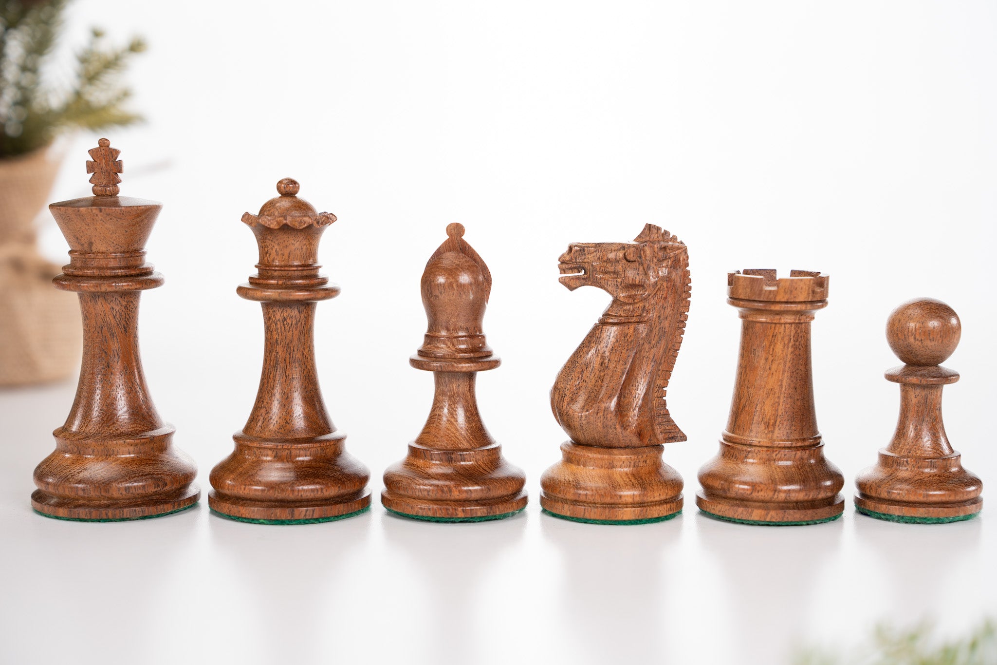 4" Executive Chessmen - Acacia - Piece - Chess-House