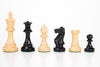 4" Grandmaster Series Chess Pieces - Ebonized - Piece - Chess-House
