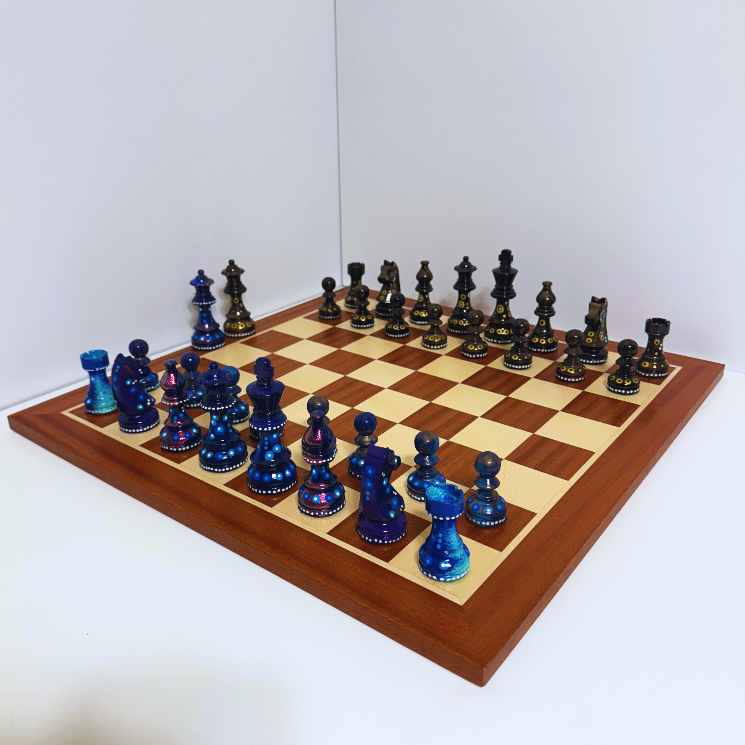 The Sharp - Sydney Gruber Painted Champions Chess Set #9