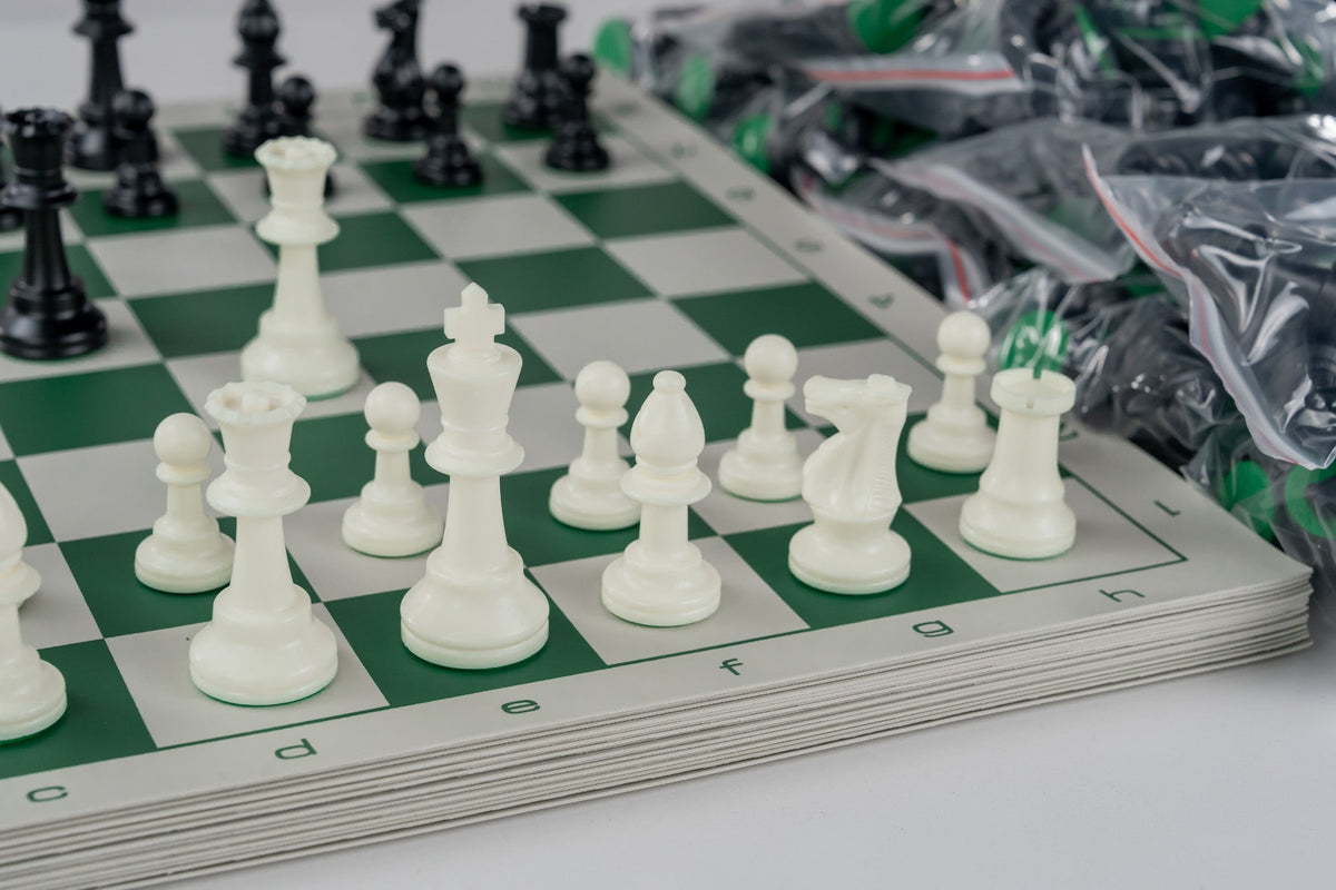Basic Chess Set Detailed Picture Basic Chess Sets 20-Pack (up to 40 players)
