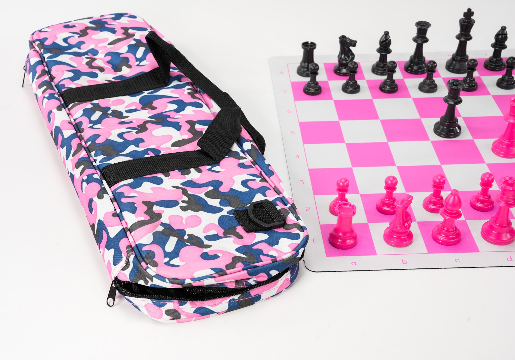 Club Chess Set Color Combo 3 - Pink Camo - Chess Set - Chess-House
