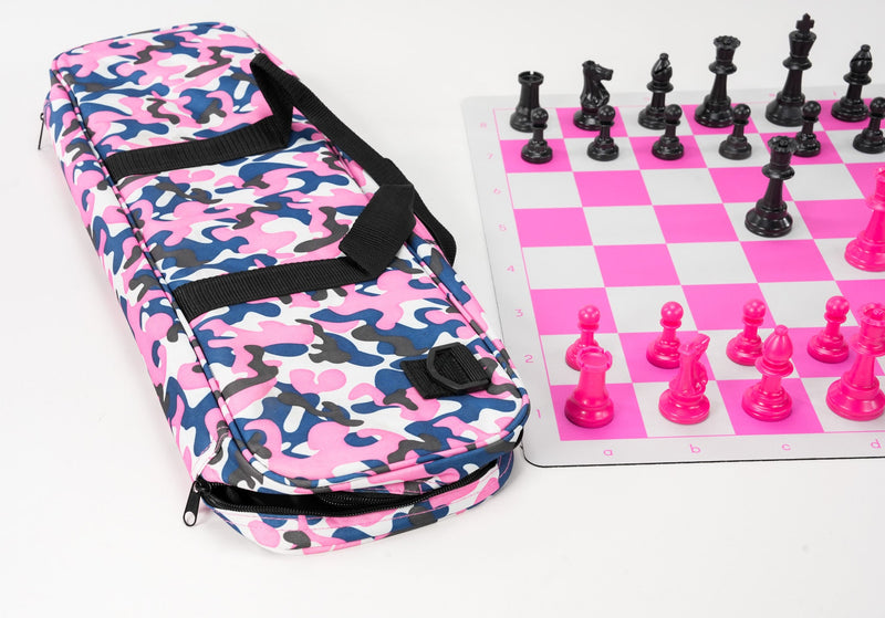Club Chess Set Color Combo 3 - Pink Camo
