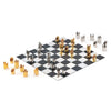 Cy Enfield 24 Karat Gold and Silver Plated Travel Chess Set - Piece - Chess-House