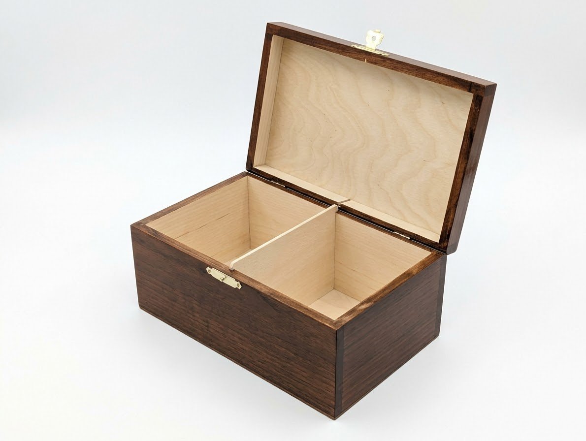Dark Brown Storage Box (for most pieces up to 4.25") - Box - Chess-House