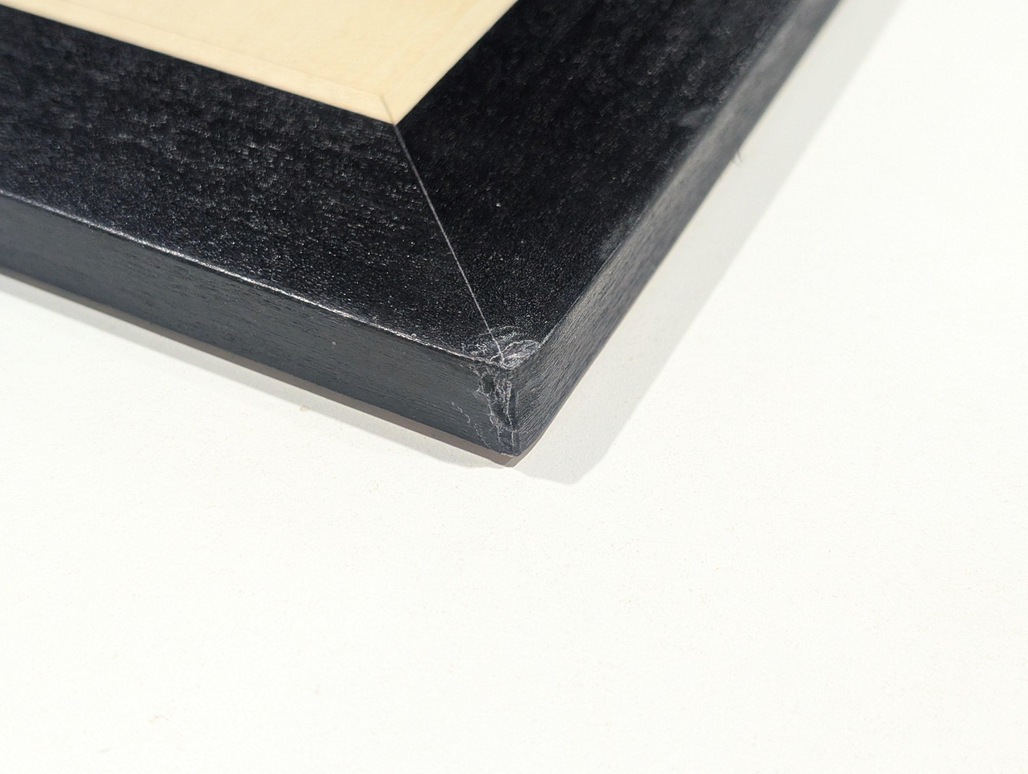 DEAL ITEM: 19" Wooden Chess Board without coordinates - Black Stained - Open Box - Chess-House