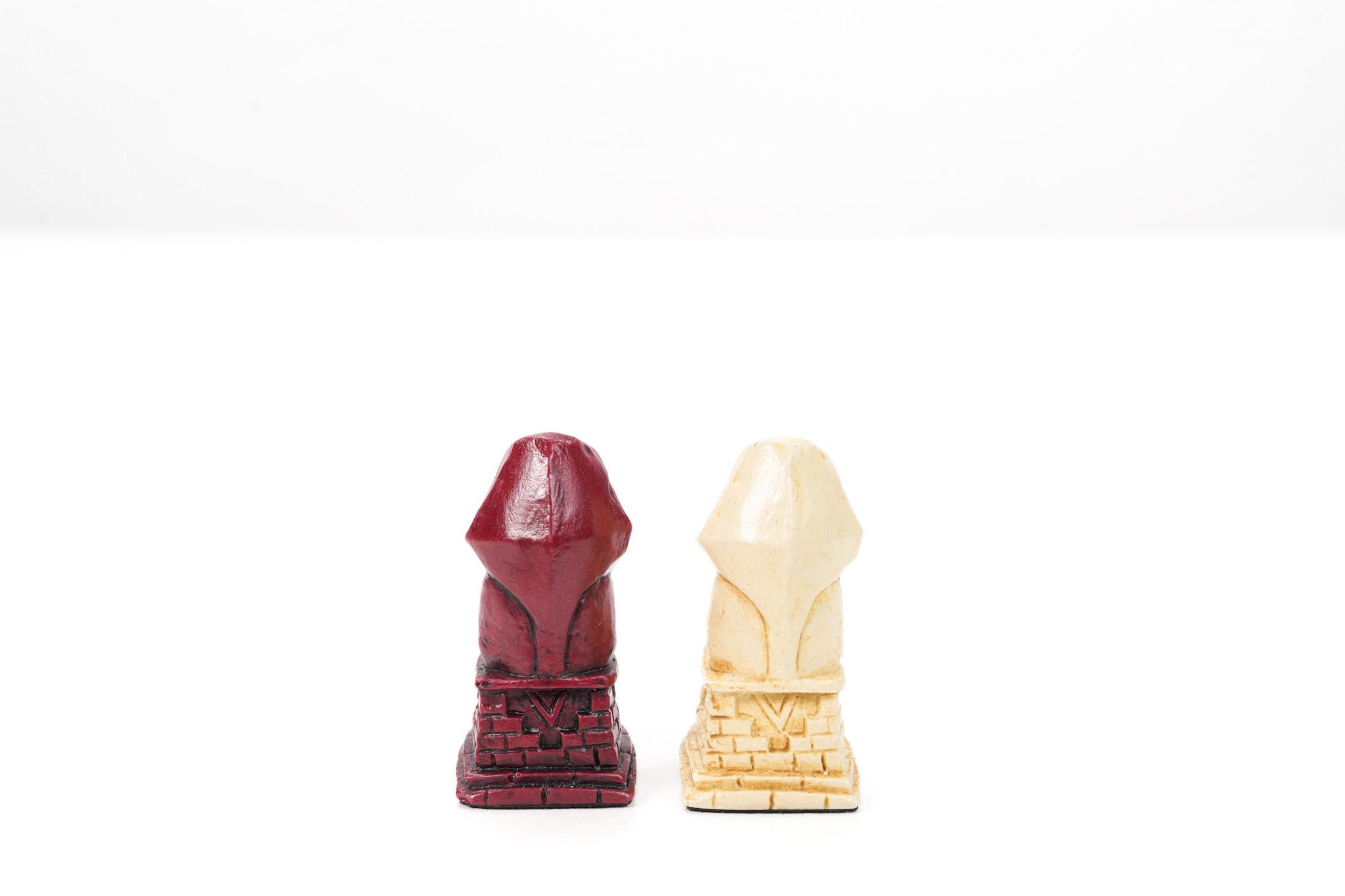 Egyptian Chess Pieces by Berkeley - Cardinal Red - Piece - Chess-House