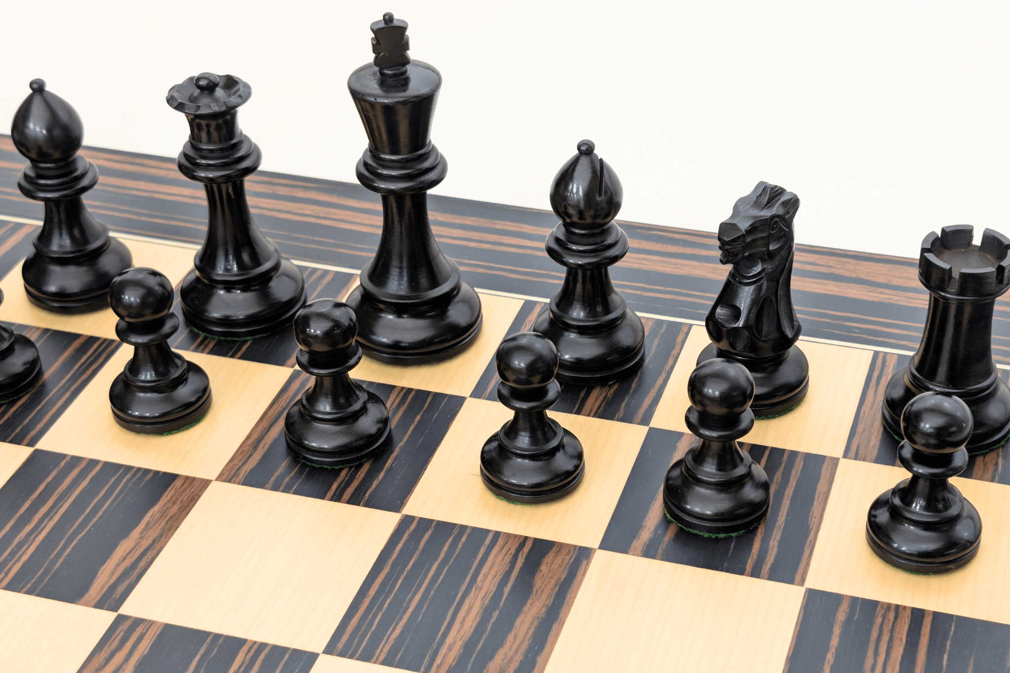 Grandmaster Tiger Ebony Chess Set - Chess Set - Chess-House