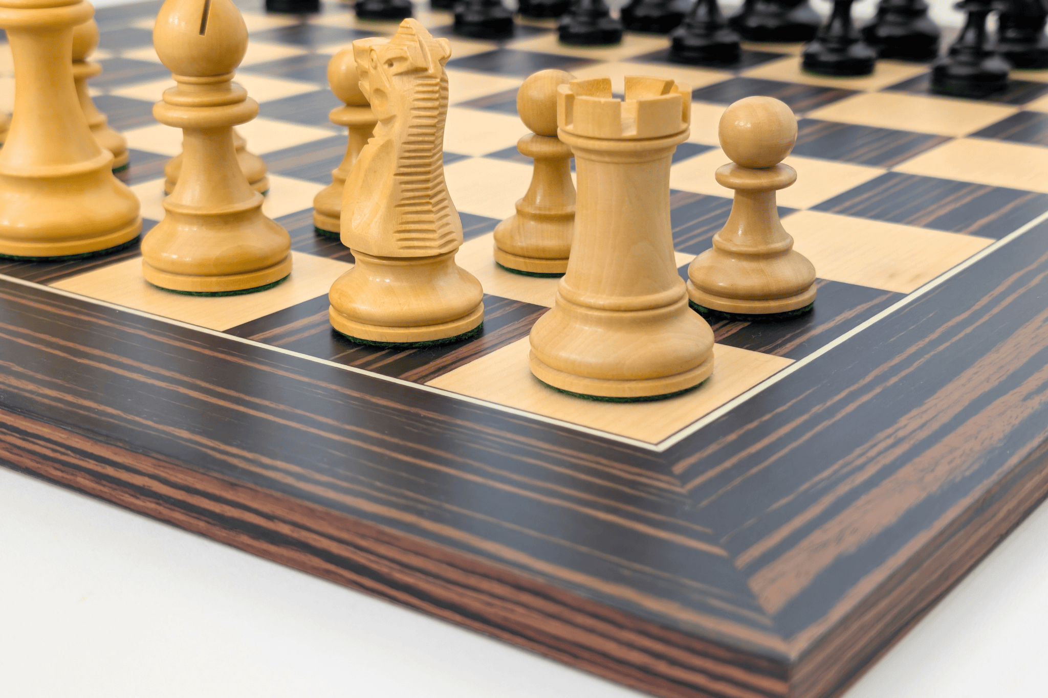 Grandmaster Tiger Ebony Chess Set - Chess Set - Chess-House