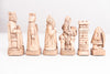 House of Hauteville Chessmen - Antique White and Black Marble Resin - Piece - Chess-House