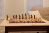 JLP Walnut Maple Premium Hardwood Chess Table - Table - Chess-House