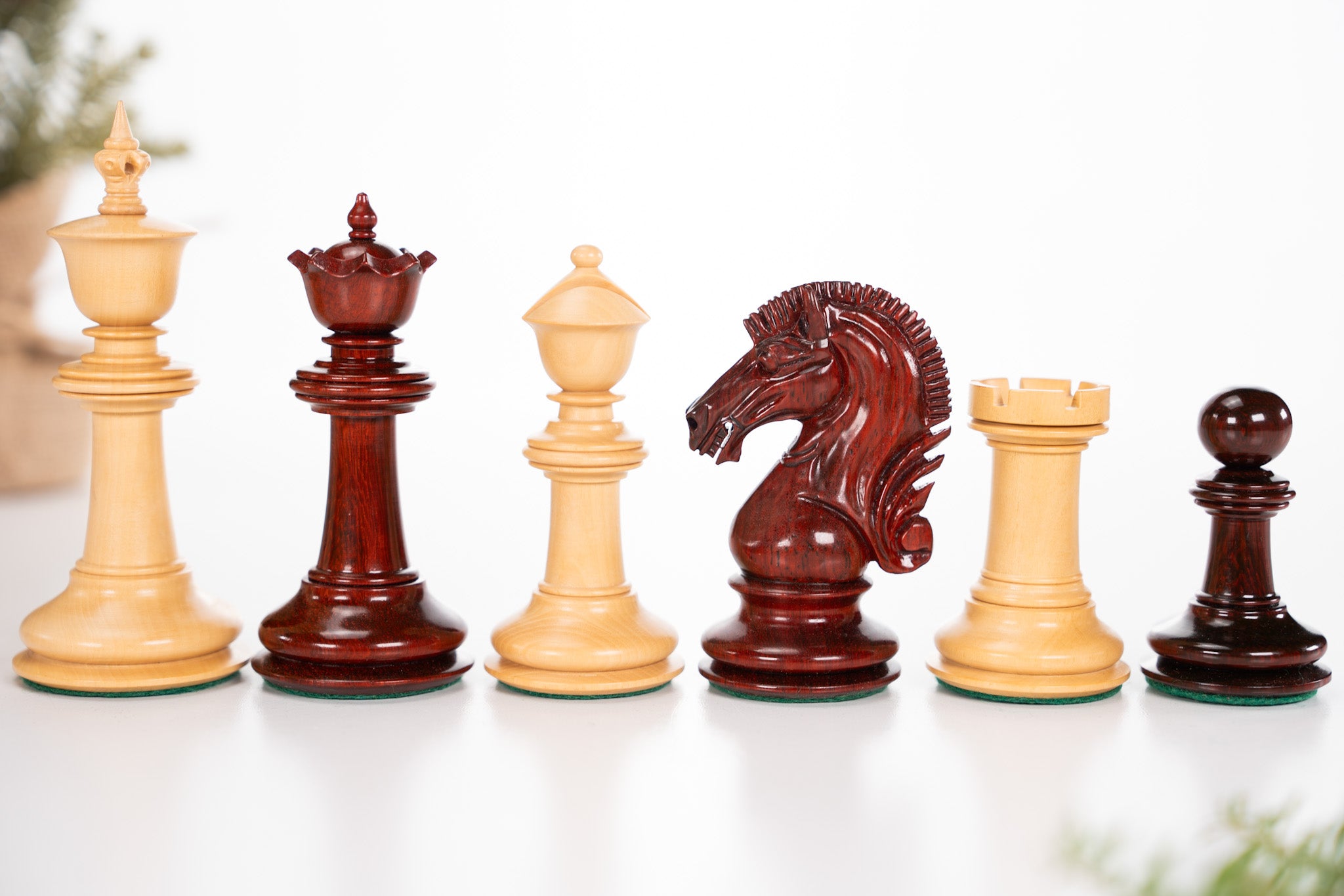 Luxury Chess in Padauk 4 5/8" King - Piece - Chess-House
