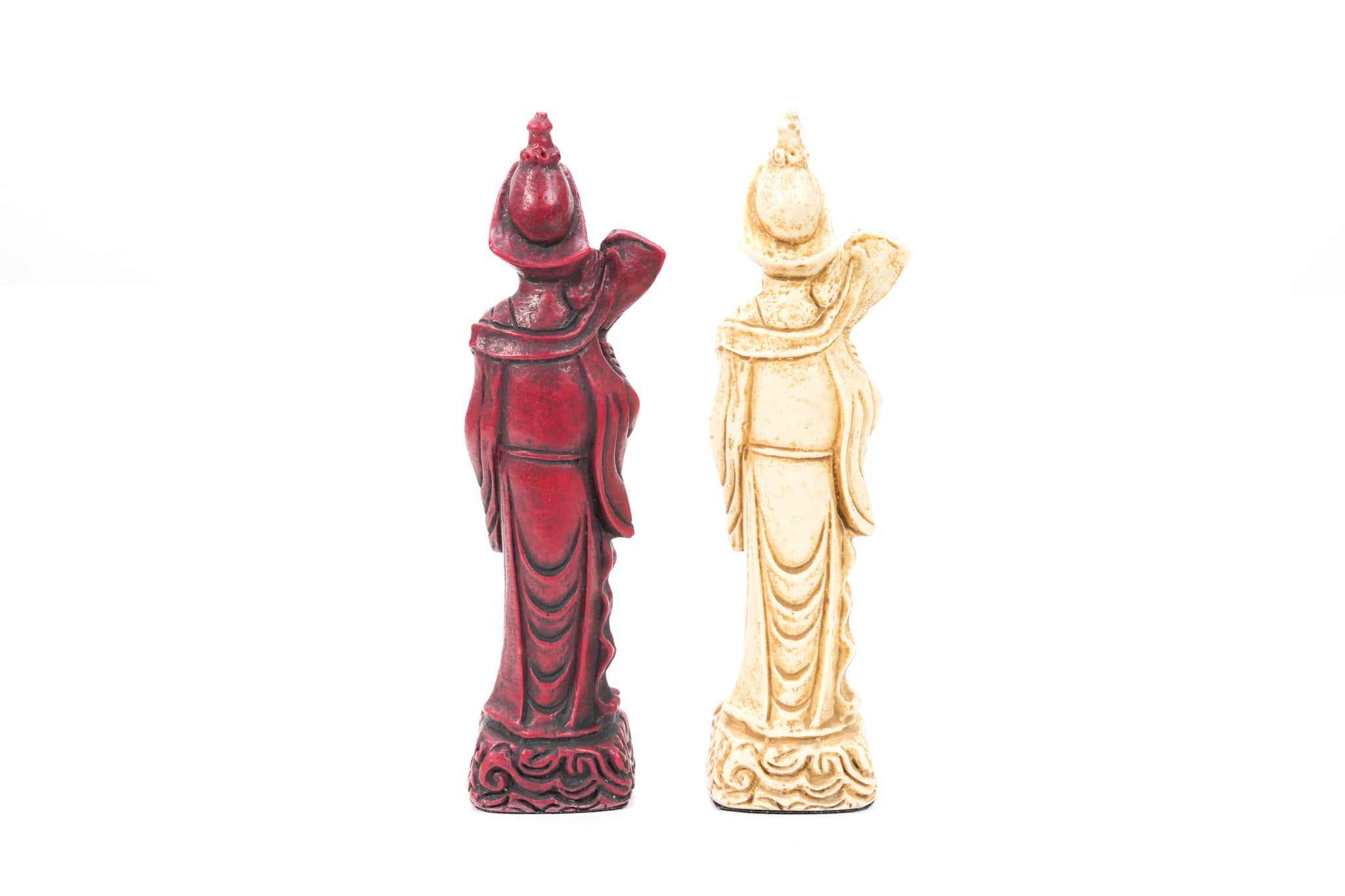 Mandarin Chess Pieces by Berkeley - Cardinal Red - Piece - Chess-House