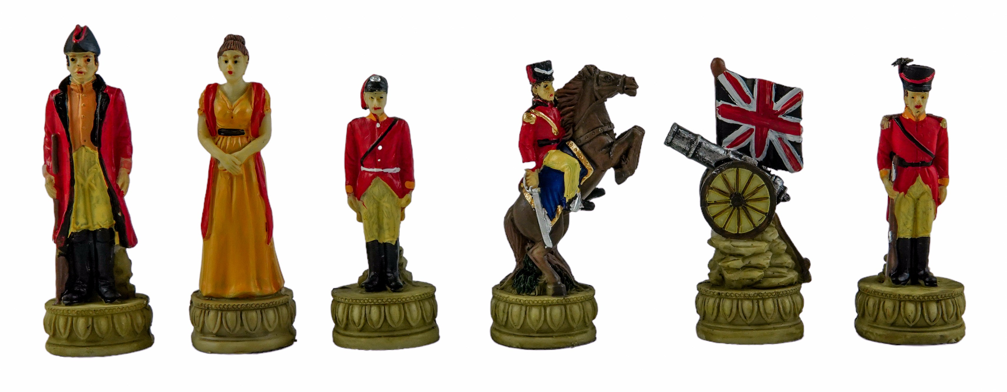 Napoleon and Wellington - The Battle of Waterloo Chess Pieces - Piece - Chess-House