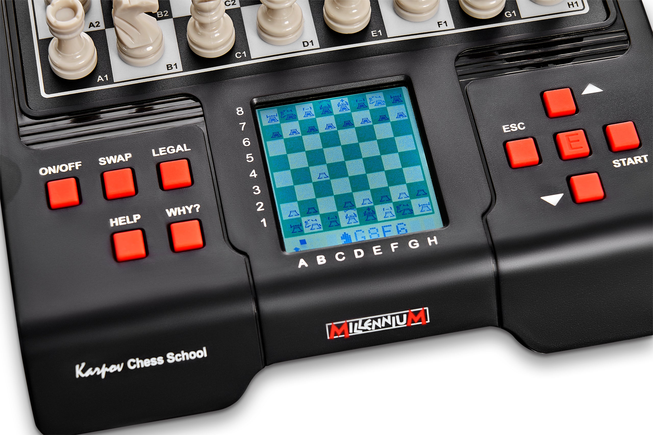 OPEN BOX DEAL ITEM: Chess School - Electronic Chess Computer by Millennium - Open Box - Chess-House
