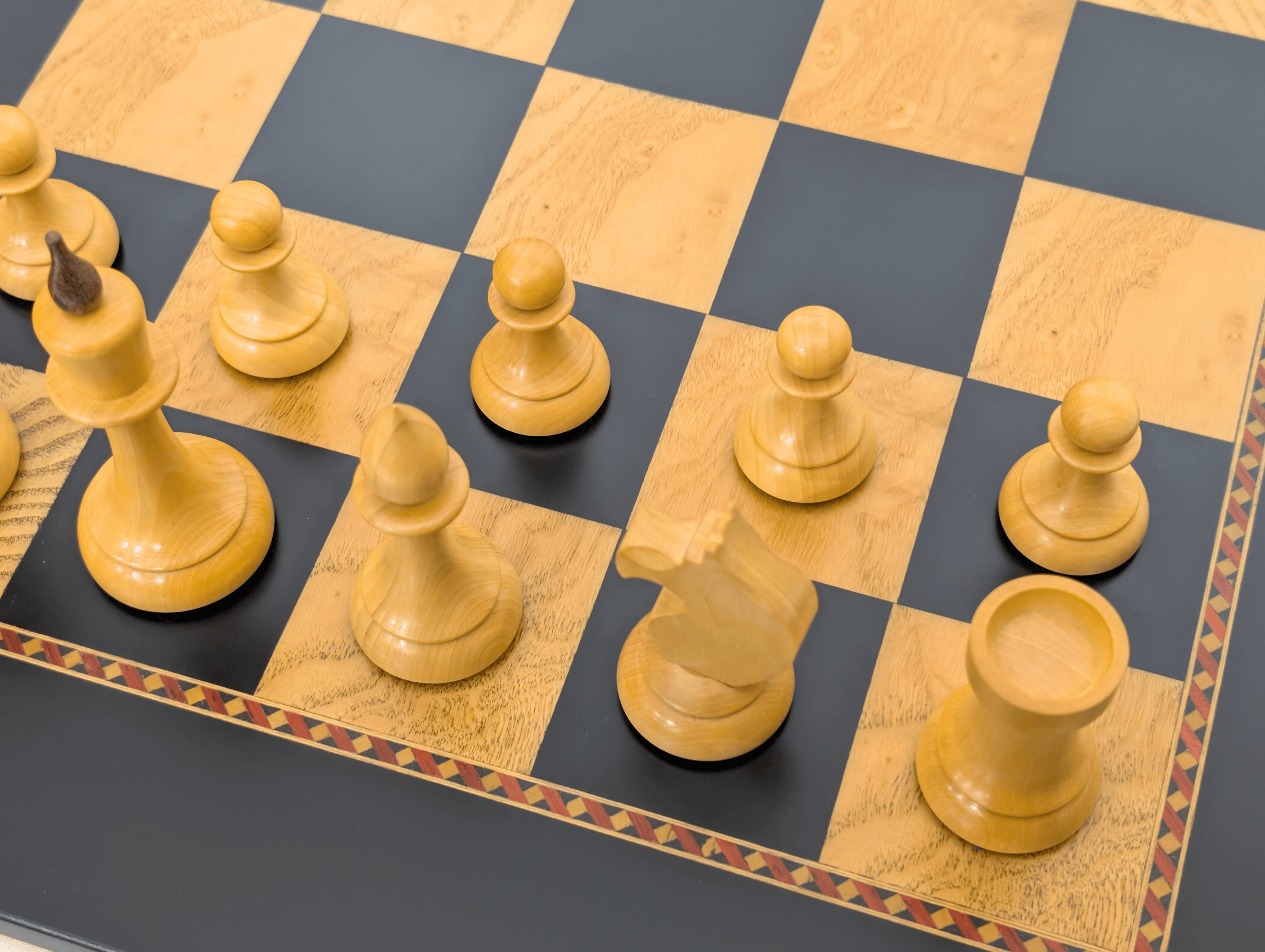 Queen's Gambit Chess Set - Black - Chess Set - Chess-House