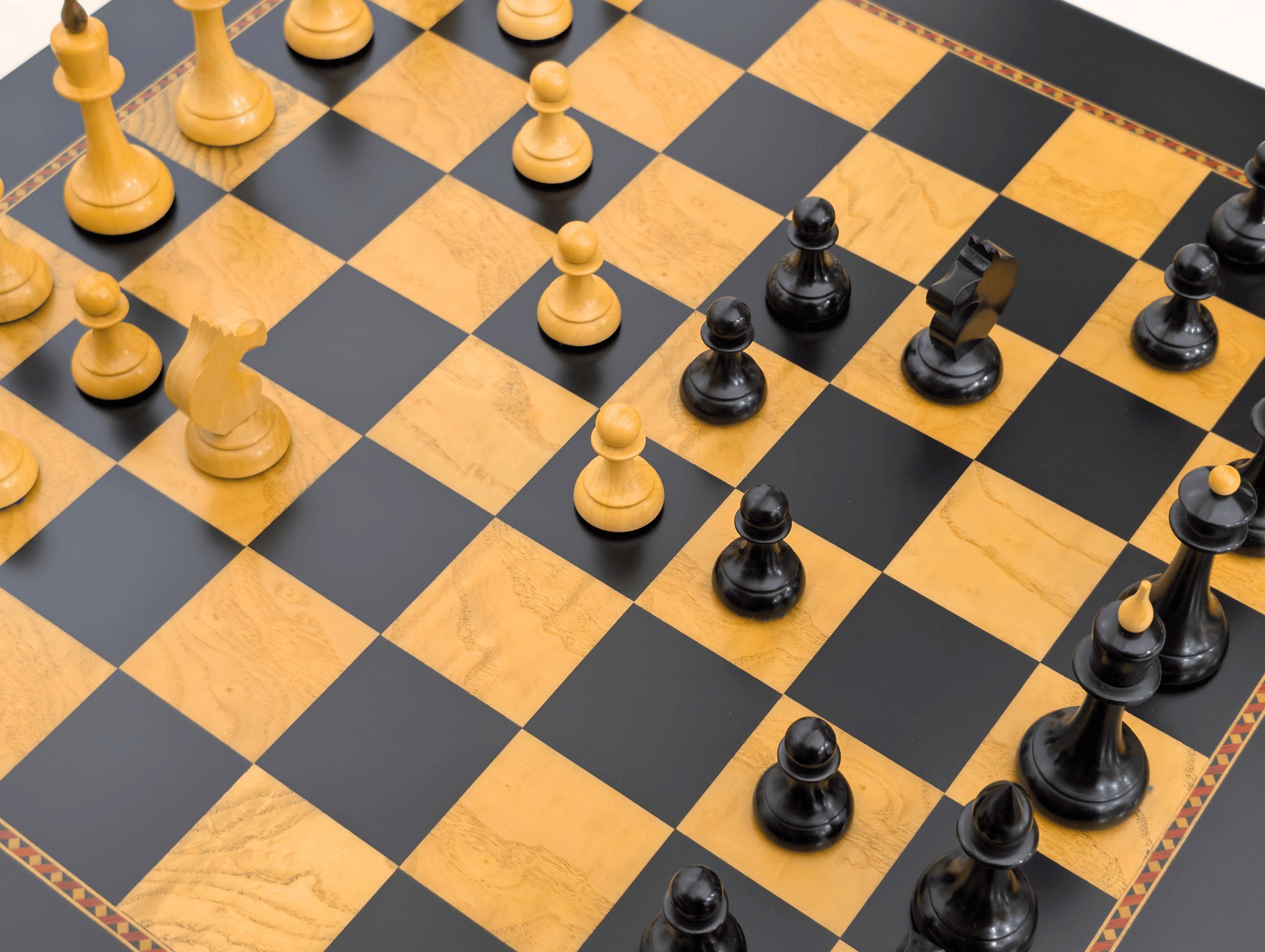 Queen's Gambit Chess Set - Black - Chess Set - Chess-House