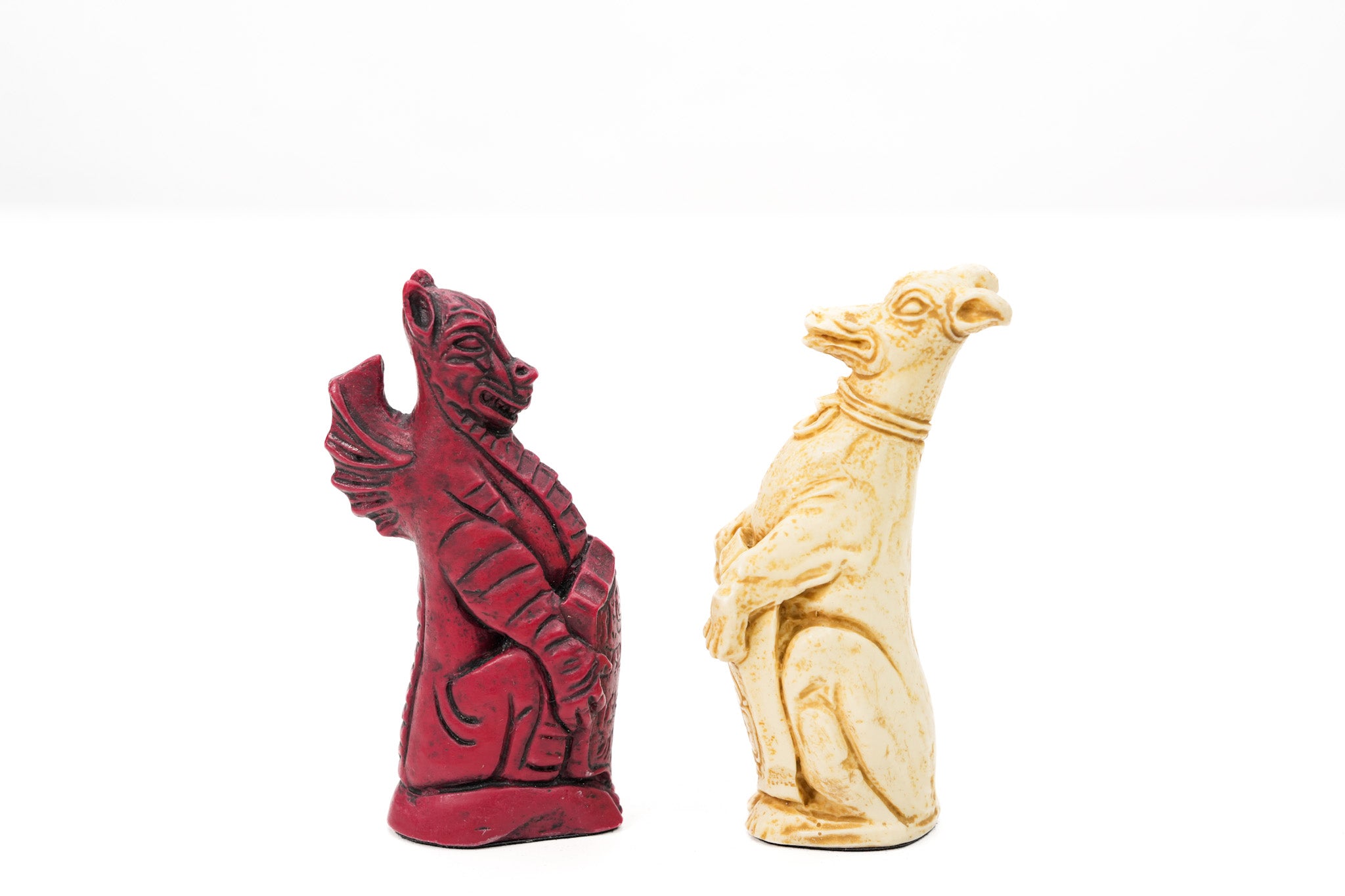 Royal Beasts Chess Pieces by Berkeley - Cardinal Red - Piece - Chess-House