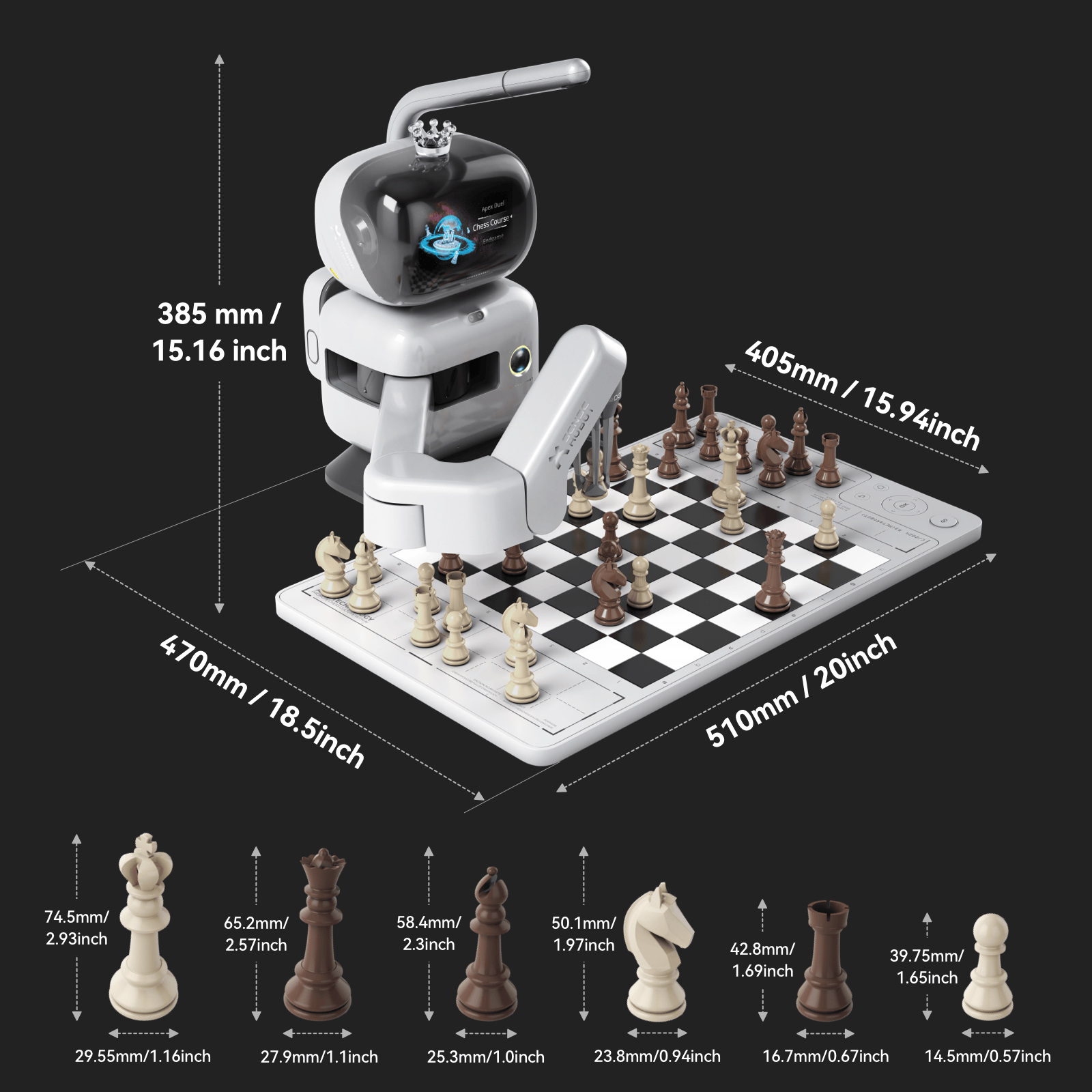 SenseRobot Chess - The World’s First Fully-Automated 3D Chess-Playing Robot and AI Coach - Chess Computer - Chess-House