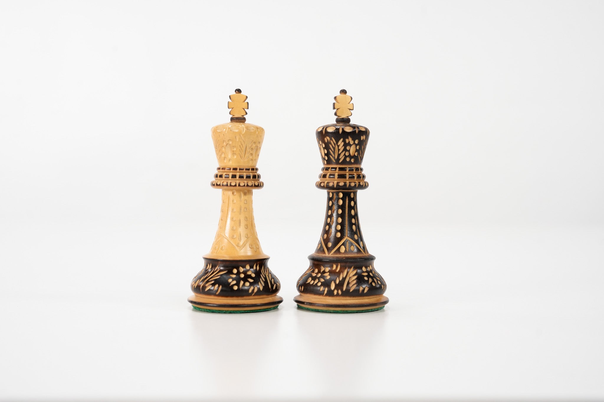 SINGLE REPLACEMENT PIECES: 1959 Reproduced Russian Zagreb Staunton - Burnt Finish - Parts - Chess-House
