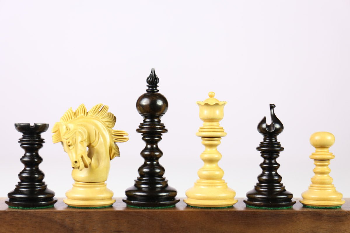 SINGLE REPLACEMENT PIECES: 4.5" Ebony Savano Chess Pieces - Parts - Chess-House