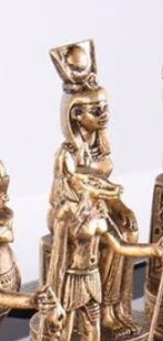 SINGLE REPLACEMENT PIECES: Gold and Silver Egyptian Chess Set - Parts - Chess-House
