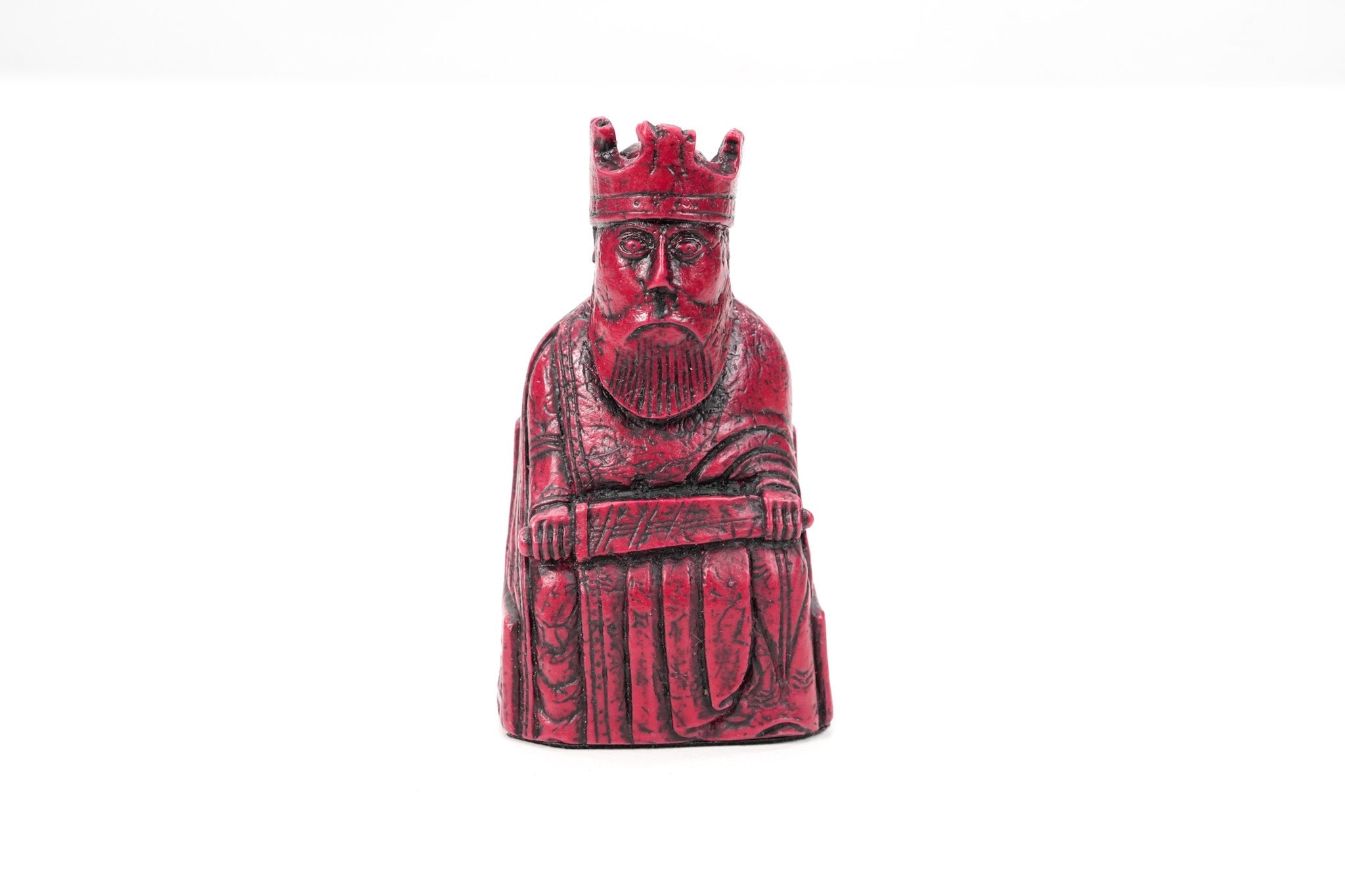 SINGLE REPLACEMENT PIECES: Isle of Lewis Chess Pieces by Berkeley - Cardinal Red - Parts - Chess-House