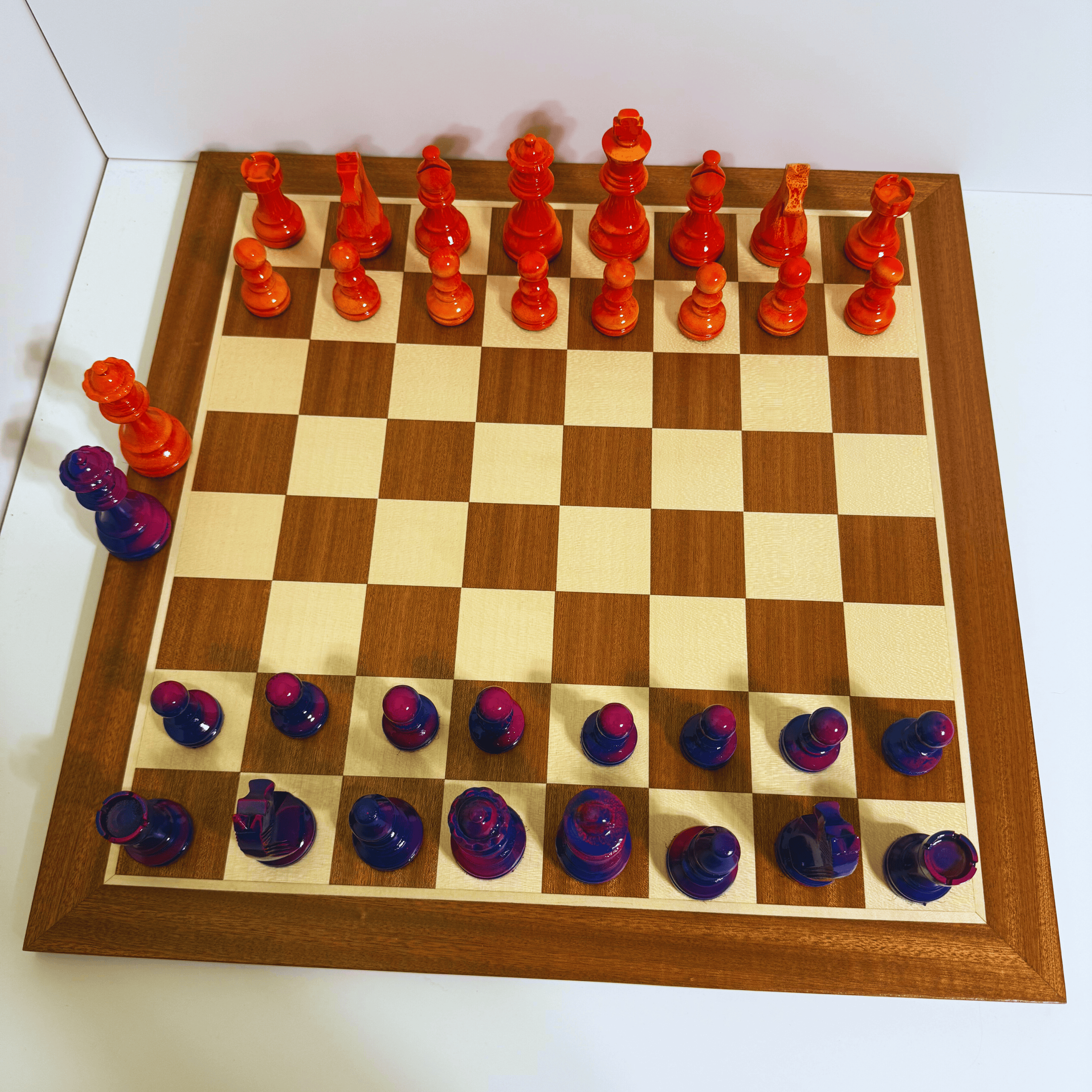 The Outlier - Sydney Gruber Painted Champions Chess Set #8 - Chess Set - Chess-House