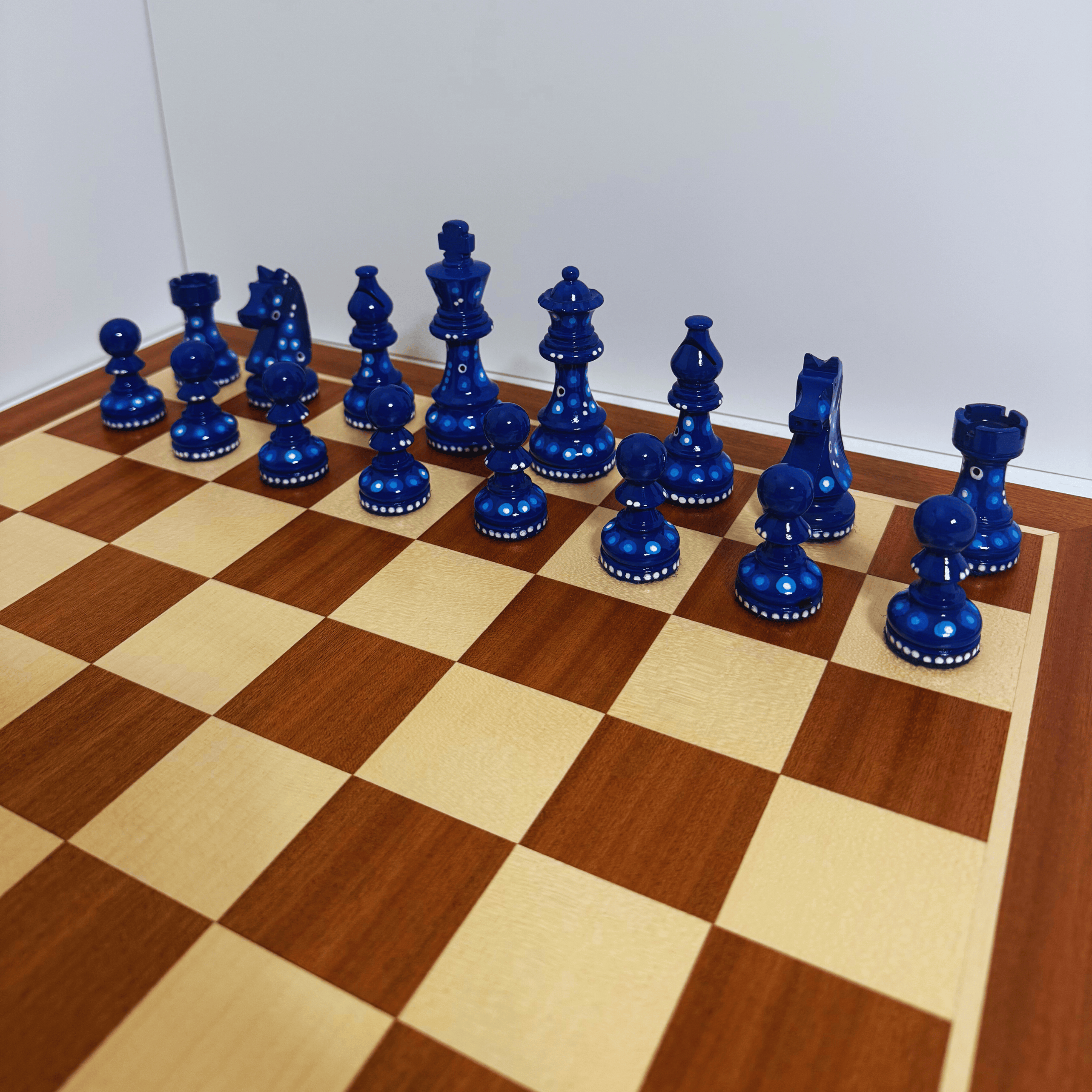 The Rebel - Sydney Gruber Painted Champions Chess Set #10 - Chess Set - Chess-House