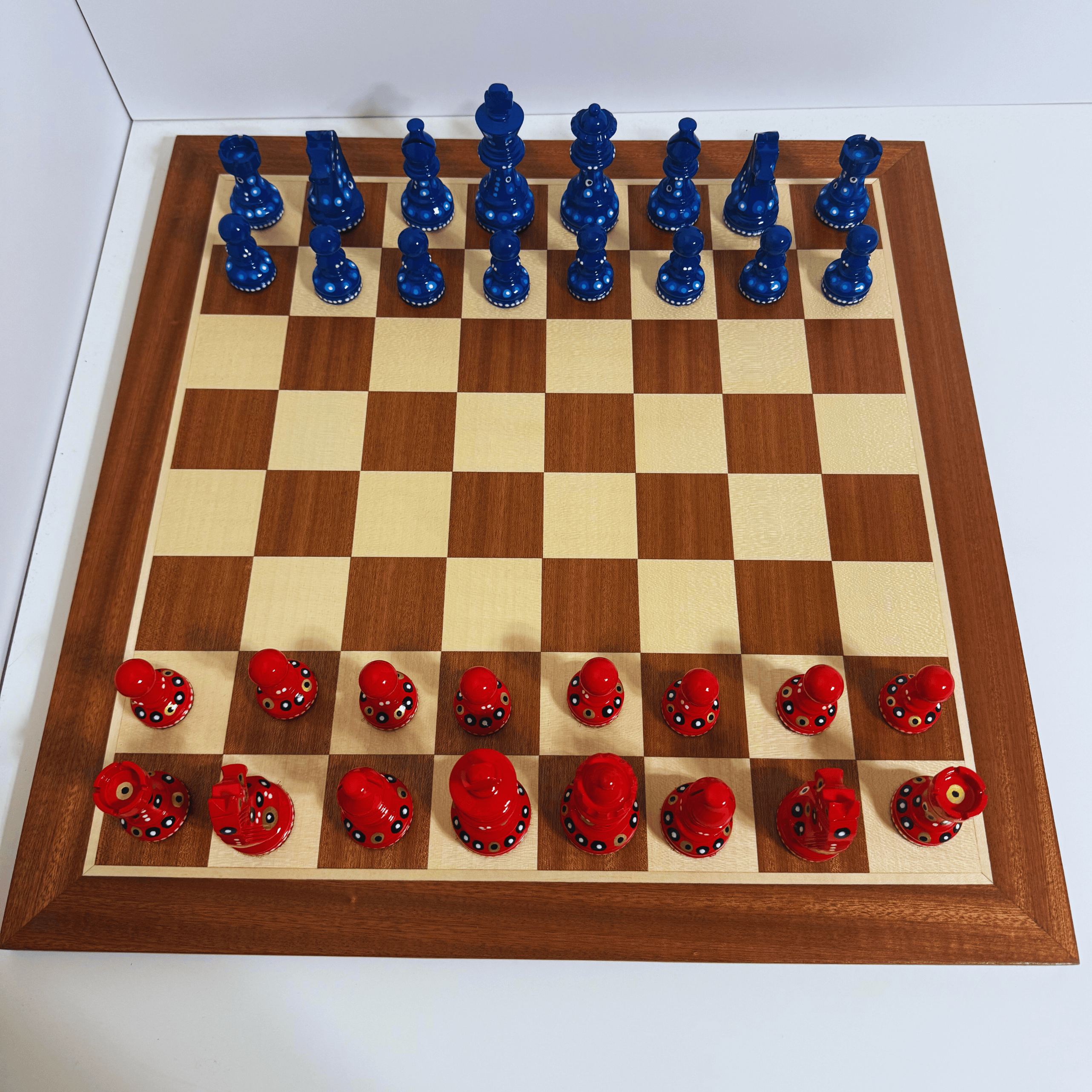The Rebel - Sydney Gruber Painted Champions Chess Set #10 - Chess Set - Chess-House