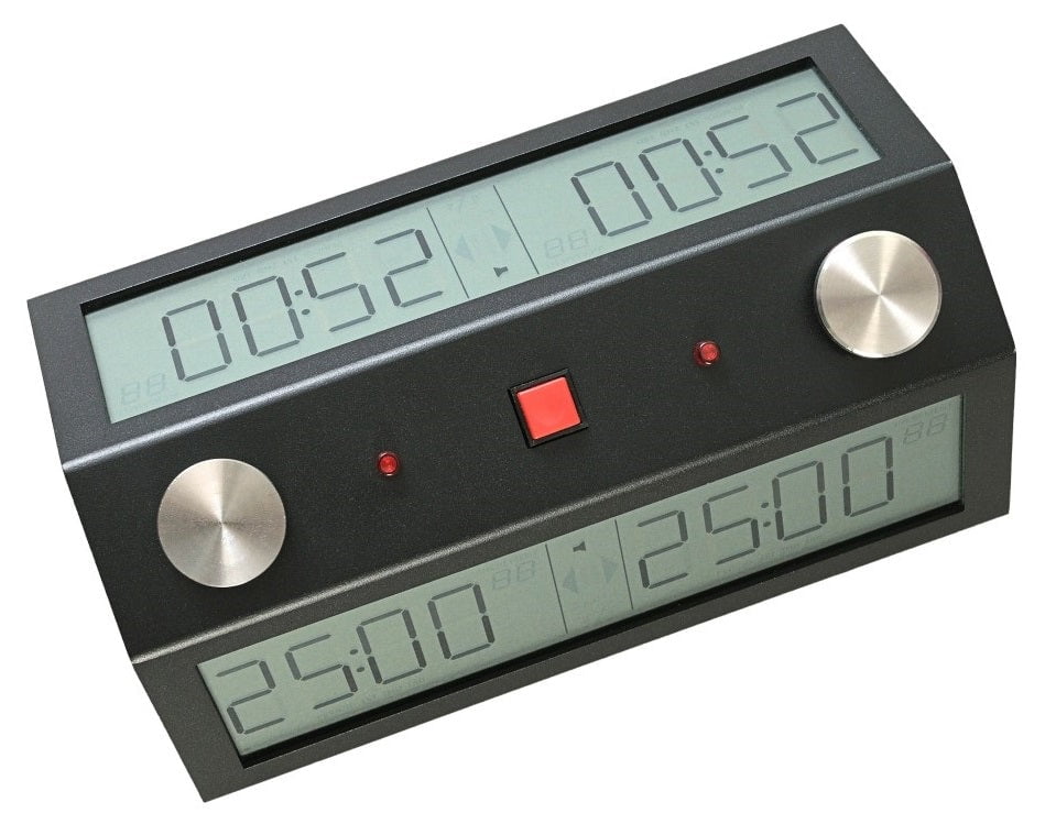ZMF-II Black Digital Chess Clock LED – Chess House