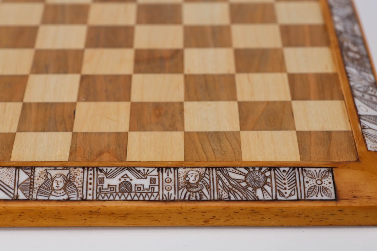 11" African Themed Chessboard - Board - Chess-House